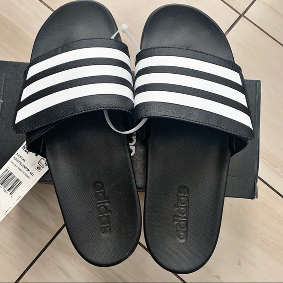 adidas adjustable slides womens